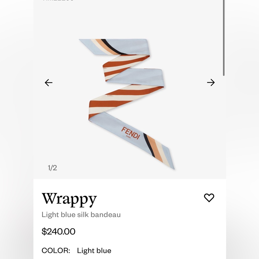 Fendi Silk Wrappy